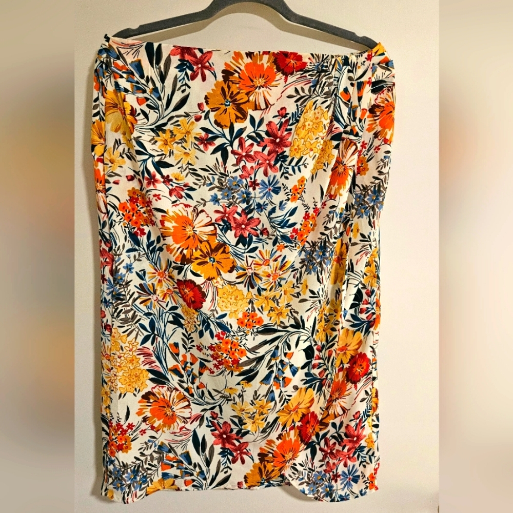 Floral Print Skirt